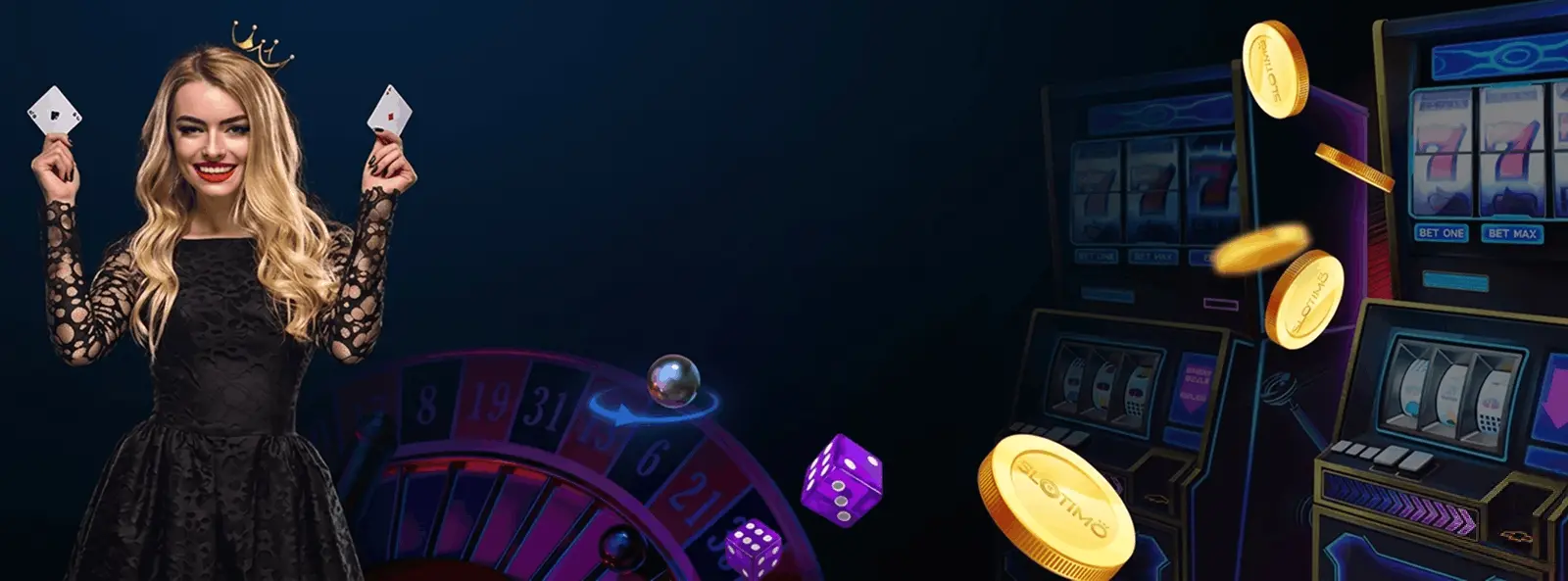 Slotimo — Pacchetto benvenuto casinò 4-in-1 fino a 1.000 € + 150 giri